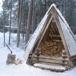 Необичаен дизайн - финландски дърва за огрев
