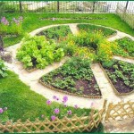 Por alguma razão, nossos jardineiros preferem o padrão radial para o jardim. Provavelmente porque se parece com um bolo)))