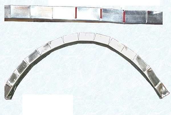 How to cut a profile for an arch