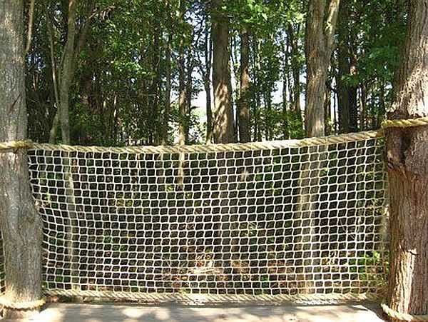 Gard de frânghie pentru locul de joacă - durabil, ieftin, fiabil și sigur