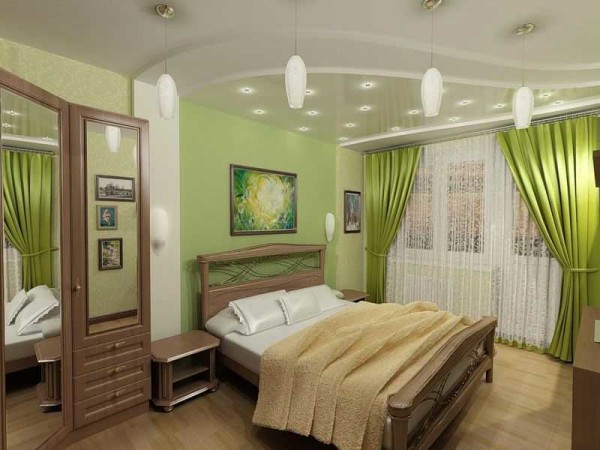 חדר שינה ירוק - נדרש טיפול לא לצבוט את הירוק