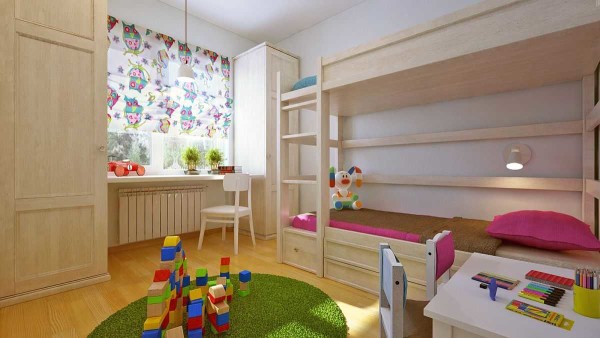 Kinderkamerdecoratie - laconiek en functioneel