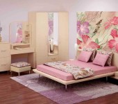 Romantisches Schlafzimmer für ein Mädchen