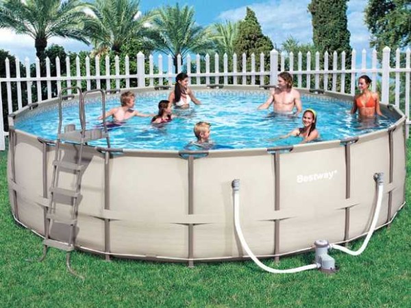 Prefabricated frame pool