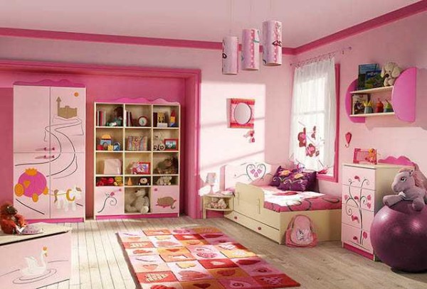 Màu sắc trong phòng trẻ cho tường và đồ nội thất - sáng, sạch, nhưng không có tính axit