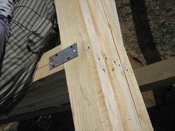 They beat them with nails, and the plates were screwed on with self-tapping screws