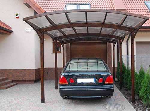 Exemplo de garagem para um carro