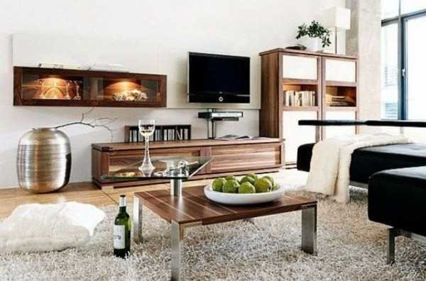 Los muebles se seleccionan en formas simples.