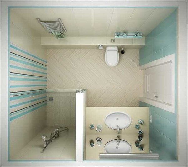 עיצוב חדר אמבטיה באמצעות אריחים מאוסף אחד