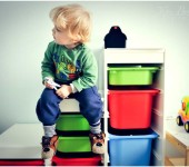 Пластмасови скринове в детската стая - удобни и хигиенични