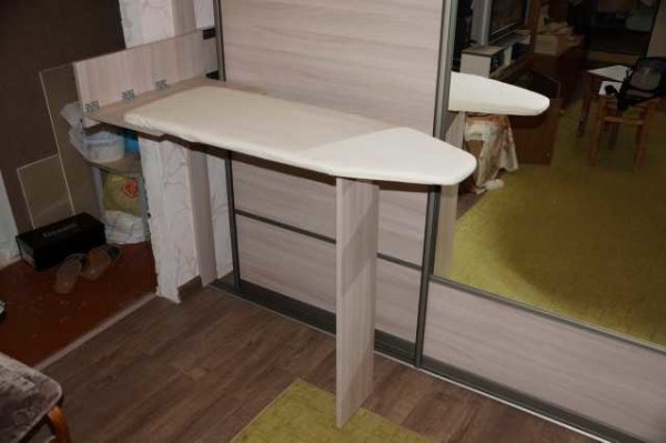 Pull-out ironing board