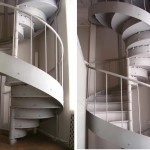 הצורה המקורית של המדרגות בצורת חצי עיגול נוחה מאוד בהליכה