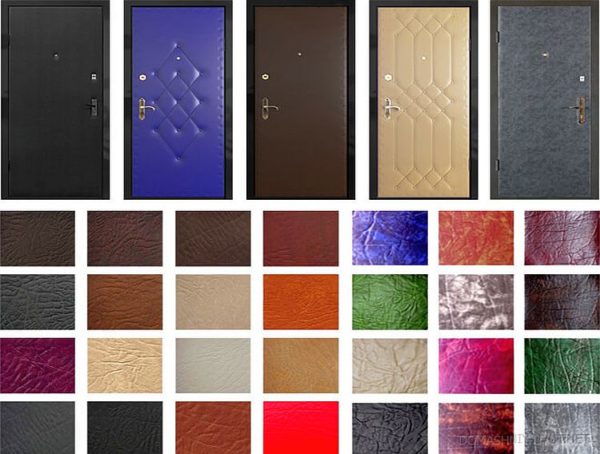 Тапицерия на врати от изкуствена кожа: няколко опции