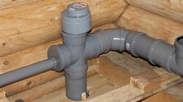 It is desirable to put it above the main sewer pipe