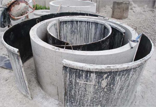 For the manufacture of reinforced concrete rings, special shapes are required
