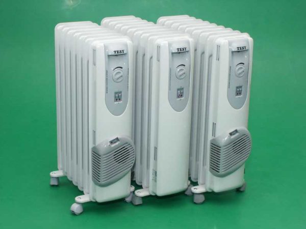 Traditional type of oil radiators