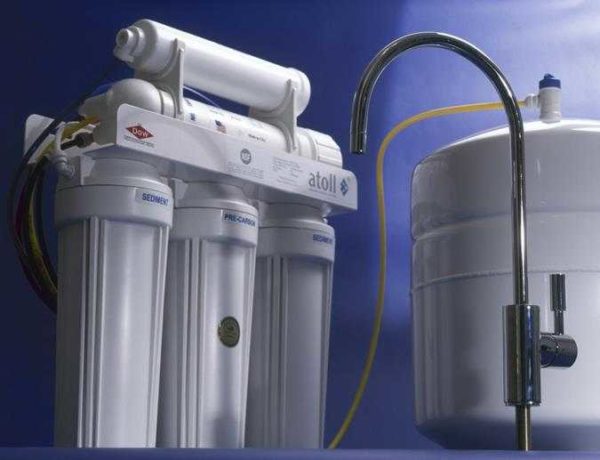 Os sistemas de osmose reversa são equipados com tanques de água purificada