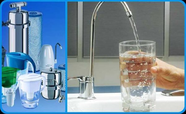 Para voltar ao normal, diferentes tipos de filtros são necessários para a purificação da água