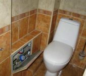 Bir tuvalette borular nasıl kapatılır: bir alçıpan kutusu yapın