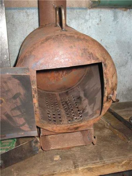 איך מכינים תנור חרס במוסך מבלון גז