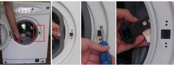 Hvordan bytte ut dørlåsen på en vaskemaskin