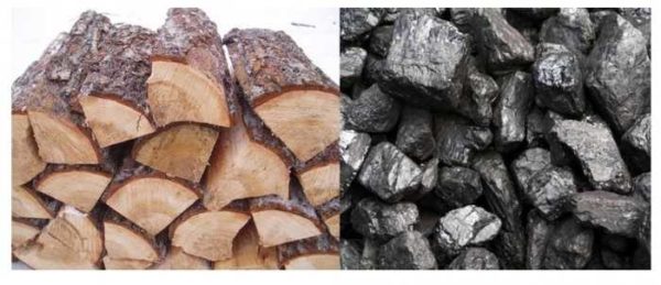 Котлите на твърдо гориво работят предимно на дърва и въглища