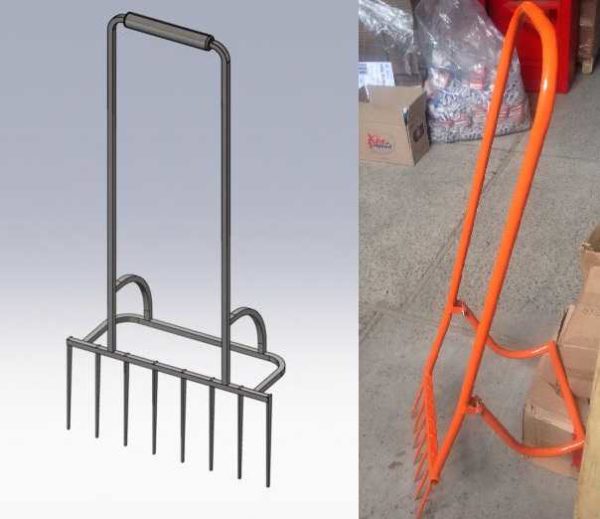 Two options called Legkokop. The simplest ripper for the garden, garden and cottage