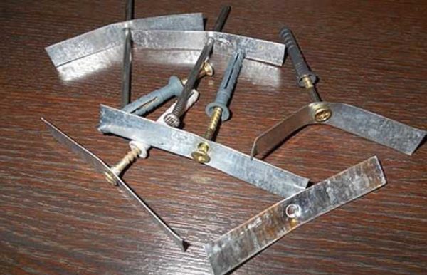 An example of homemade cable fasteners