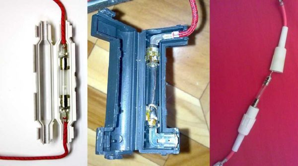 High-voltage fuses in microwave ovens can be placed in a protective cover