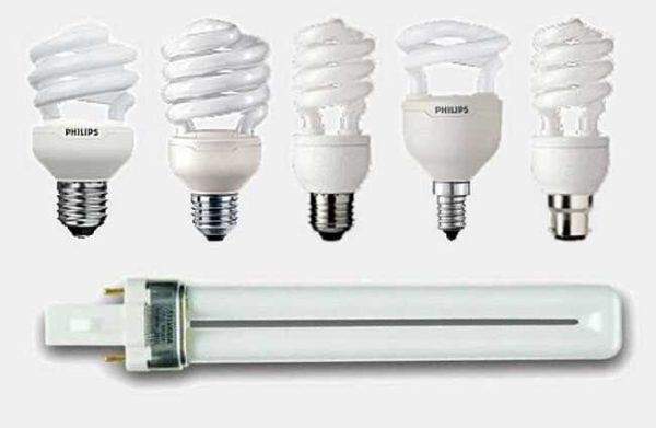 Вместо битови тръбни лампи могат да се използват компактни флуоресцентни лампи, но няма специални