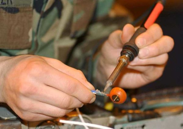 Most often, you have to solder copper wires, for example, on headphones, when repairing household appliances, etc.