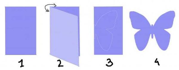 Kaip padaryti kontūrinį popieriaus drugelį