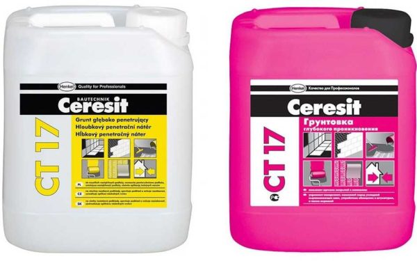 Ceresit drywall primer is also suitable for interior work