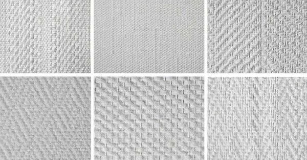 Os tipos mais comuns de padrões em papéis de parede de fibra de vidro