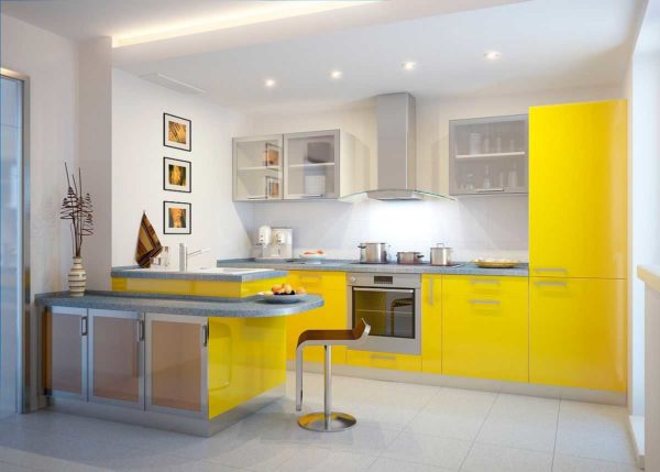 Sie können sich nicht entscheiden, welche Farbe Ihre Küchenwände streichen sollen? Wählen Sie zwischen Grau, Weiß oder Beige - ideal für markante Küchenmöbelfronten