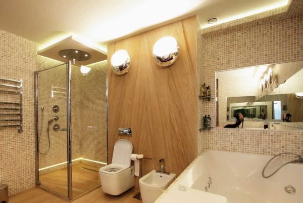 Имитация на плочки за стени върху ламаринени довършителни материали е начин за бърз и евтин ремонт на банята