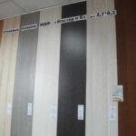 Fuktbeständiga paneler i badrummet kan vara i form av lameller eller remsor