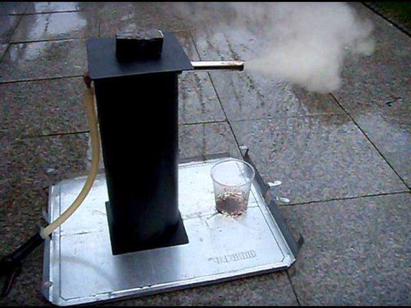 Генератор на студен пушен дим - една от опциите