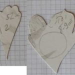 Модел на листенца от божур, който можете да нарисувате на лист в клетка