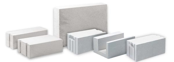 Dimensi blok busa dipilih bergantung pada jenis bangunan dan dinding