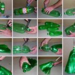 Uma vassoura durável pode ser feita de garrafas plásticas