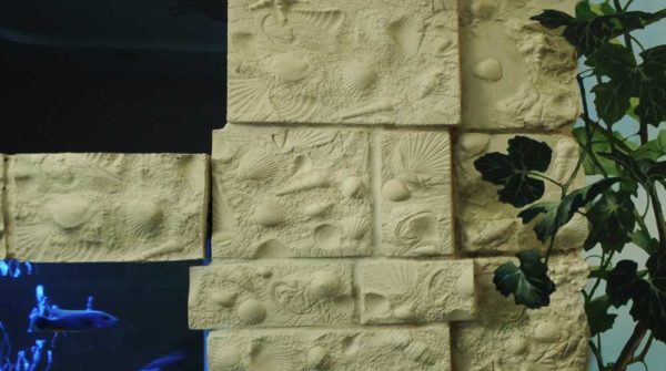 Você também pode fazer essas formas: imitação de tijolos com motivos marinhos