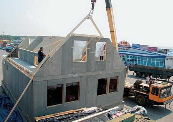 Las casas de marco se construyen usando DSP