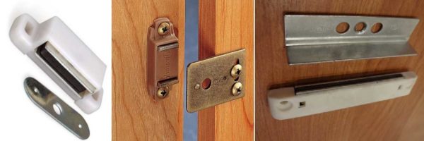 Passieve magnetische sluitingen voor meubels en binnendeuren