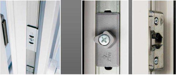 Fechadura magnética para porta de varanda de metal-plástico