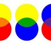 צבעים ראשוניים ומשניים של הצבעים