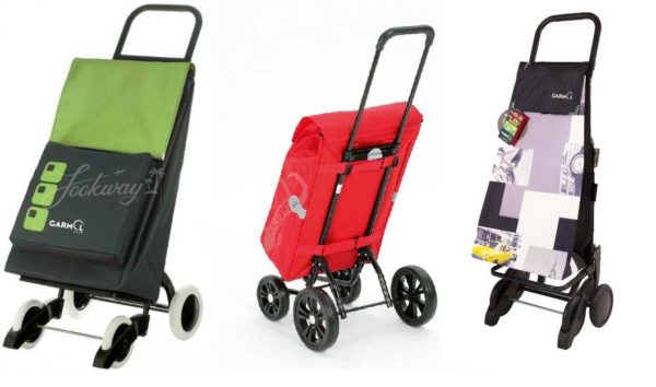 Чанта за колички за пазаруване на колела: четири колела са стабилни и надеждни