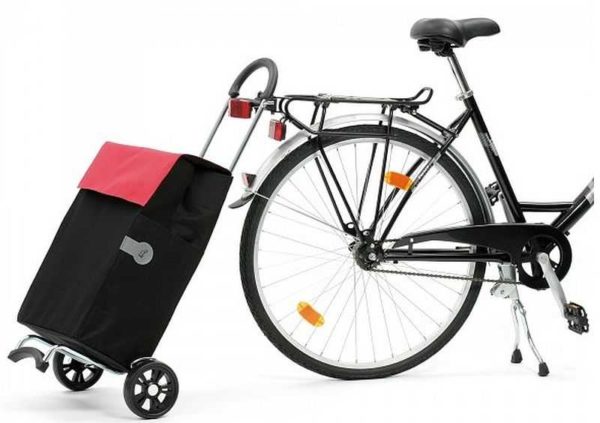 Une utilisation possible est de transporter avec un vélo
