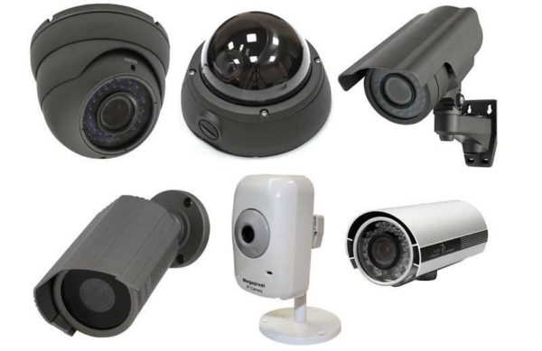 Typer och former av kameror för säkerhetsvideoövervakning för hemmet