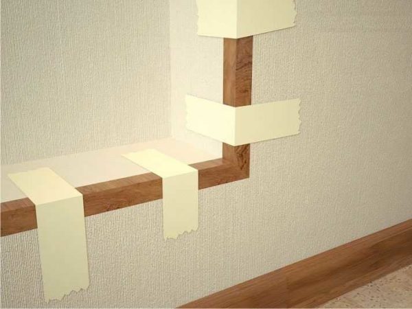 Como e o que colar um canto de PVC no papel de parede